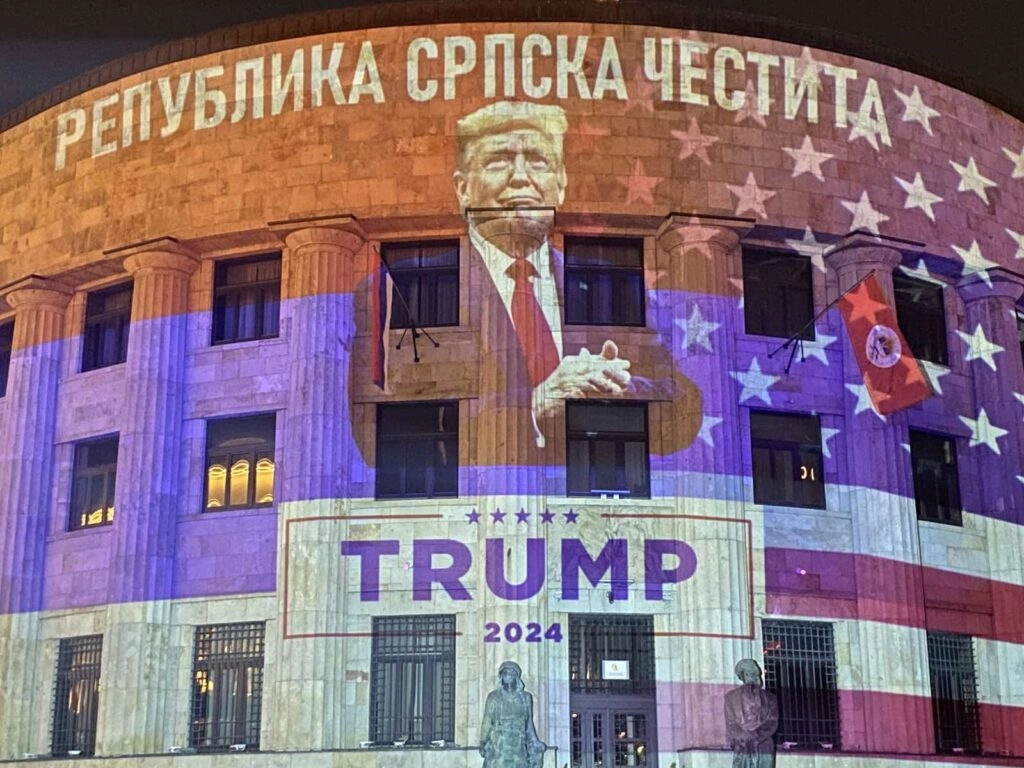 Banja Luka slavi Donalda Trumpa